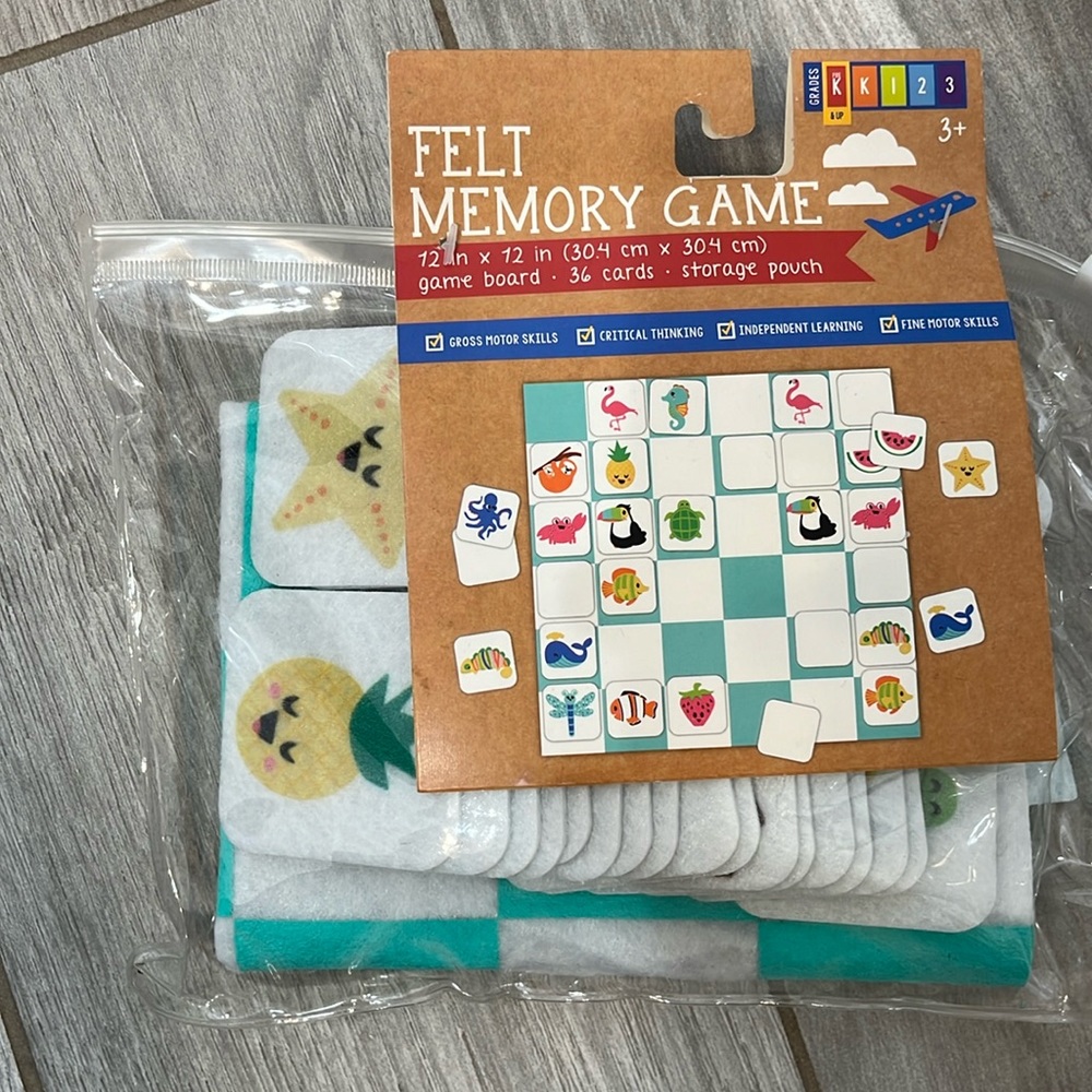 Target Felt Memory Game NEW